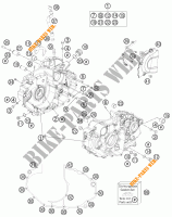 CARTER MOTORE per KTM 690 DUKE WHITE ABS 2013