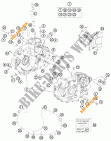 CARTER MOTORE per KTM 690 DUKE WHITE ABS 2013