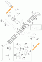 MANUBRIO / COMANDI per KTM 690 DUKE WHITE ABS 2013