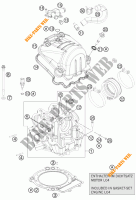 TESTA CILINDRO per KTM 690 DUKE WHITE ABS 2013
