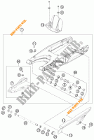 FORCELLONE per KTM 690 DUKE WHITE 2012