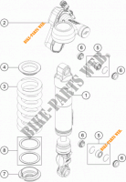 AMMORTIZZATORE (COMPONENTI) per KTM 1290 SUPER DUKE GT ORANGE ABS 2016