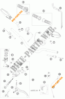 MANUBRIO / COMANDI per KTM 690 DUKE ORANGE 2010