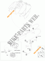 EVAPORATIVE CANISTER per KTM 690 DUKE ORANGE 2010