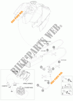 EVAPORATIVE CANISTER per KTM 690 DUKE ORANGE 2009