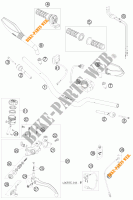 MANUBRIO / COMANDI per KTM 690 DUKE WHITE 2008