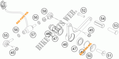 SELETTORE CAMBIO per KTM RC 250 R 2014