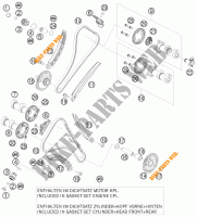 DISTRIBUZIONE  per KTM 1190 RC8 R TRACK 2010