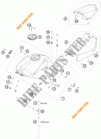SERBATOIO / SELLA per KTM 1190 RC8 R TRACK 2010