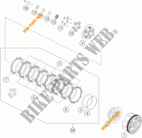 FRIZIONE per KTM 390 DUKE WHITE ABS 2015