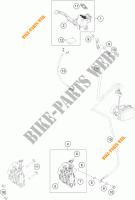 PINZA FRENO ANTERIORE per KTM 390 DUKE WHITE ABS 2015