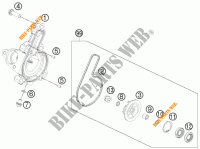 POMPA ACQUA per KTM 390 DUKE WHITE ABS 2015
