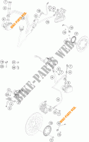 SISTEMA DI FRENAGGIO ABS per KTM 390 DUKE WHITE ABS 2015