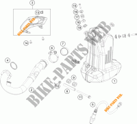 SCARICO per KTM 390 DUKE BLACK ABS 2015