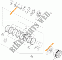 FRIZIONE per KTM 390 DUKE WHITE ABS 2014