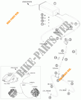 EVAPORATIVE CANISTER per KTM 1190 RC8 R WHITE 2014