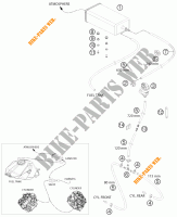 EVAPORATIVE CANISTER per KTM 1190 RC8 R WHITE 2013