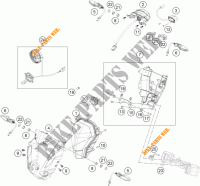 FARO / FANALE per KTM 200 DUKE WHITE NON ABS 2015