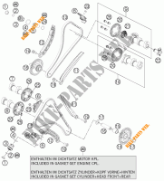 DISTRIBUZIONE  per KTM 1190 RC8 R WHITE 2013
