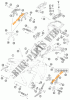 TELAIO per KTM 1190 RC8 R WHITE 2012