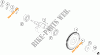 CONTRALBERO DI BILANCIAMENTO per KTM 200 DUKE WHITE ABS 2014
