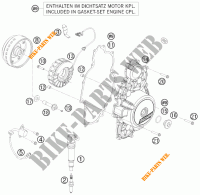 ACCENSIONE per KTM 1190 RC8 R TRACK 2012