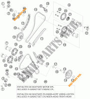 DISTRIBUZIONE  per KTM 1190 RC8 R TRACK 2012