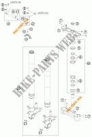 FORCELLA ANTERIORE / PIASTRA STERZO INFERIORE per KTM 1190 RC8 R TRACK 2012