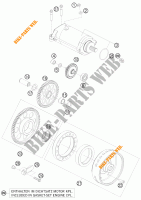 MOTORINO AVVIAMENTO per KTM 1190 RC8 R TRACK 2012
