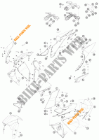 PLASTICHE per KTM 1190 RC8 R TRACK 2012