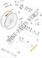 RUOTA POSTERIORE per KTM 1190 RC8 R TRACK 2012