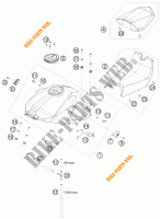 SERBATOIO / SELLA per KTM 1190 RC8 R TRACK 2012
