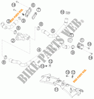 SISTEMA DI ARIA SECONDARIA per KTM 1190 RC8 R TRACK 2012