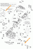 TESTA CILINDRO POSTERIORE per KTM 1190 RC8 R TRACK 2012