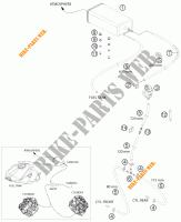 EVAPORATIVE CANISTER per KTM 1190 RC8 R WHITE 2012