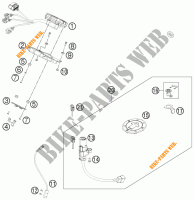 CHIAVE AVVIAMENTO per KTM 125 DUKE ORANGE 2011