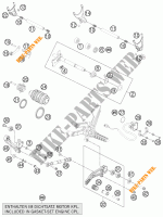 SELETTORE CAMBIO per KTM 1190 RC8 R WHITE 2012