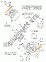 TESTA CILINDRO ANTERIORE per KTM 950 SUPER ENDURO R 2007