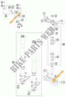 FORCELLA ANTERIORE / PIASTRA STERZO INFERIORE per KTM 1190 RC8 R BLACK 2012