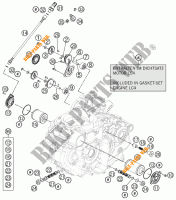 POMPA OLIO per KTM 690 ENDURO R ABS 2015