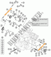 POMPA OLIO per KTM 690 ENDURO R ABS 2015