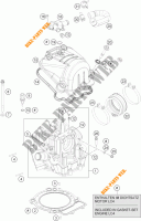 TESTA CILINDRO per KTM 690 ENDURO R ABS 2015