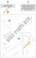 UTENSILI / MANUALE / OPZIONI per KTM 1190 RC8 R BLACK 2011