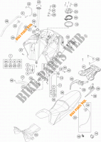 SERBATOIO / SELLA per KTM 1290 SUPER ADVENTURE R 2018