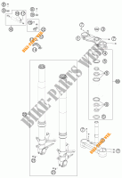 FORCELLA ANTERIORE / PIASTRA STERZO INFERIORE per KTM 1190 RC8 R WHITE 2011