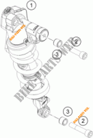 AMMORTIZZATORE per KTM 1290 SUPER ADVENTURE T 2017