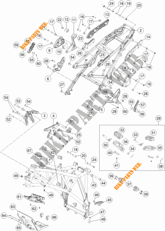 TELAIO per KTM 1290 SUPER ADVENTURE T 2017