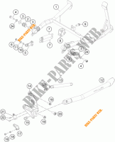 CAVALLETTO LATERALE / CENTRALE per KTM 1290 SUPER ADVENTURE T 2017